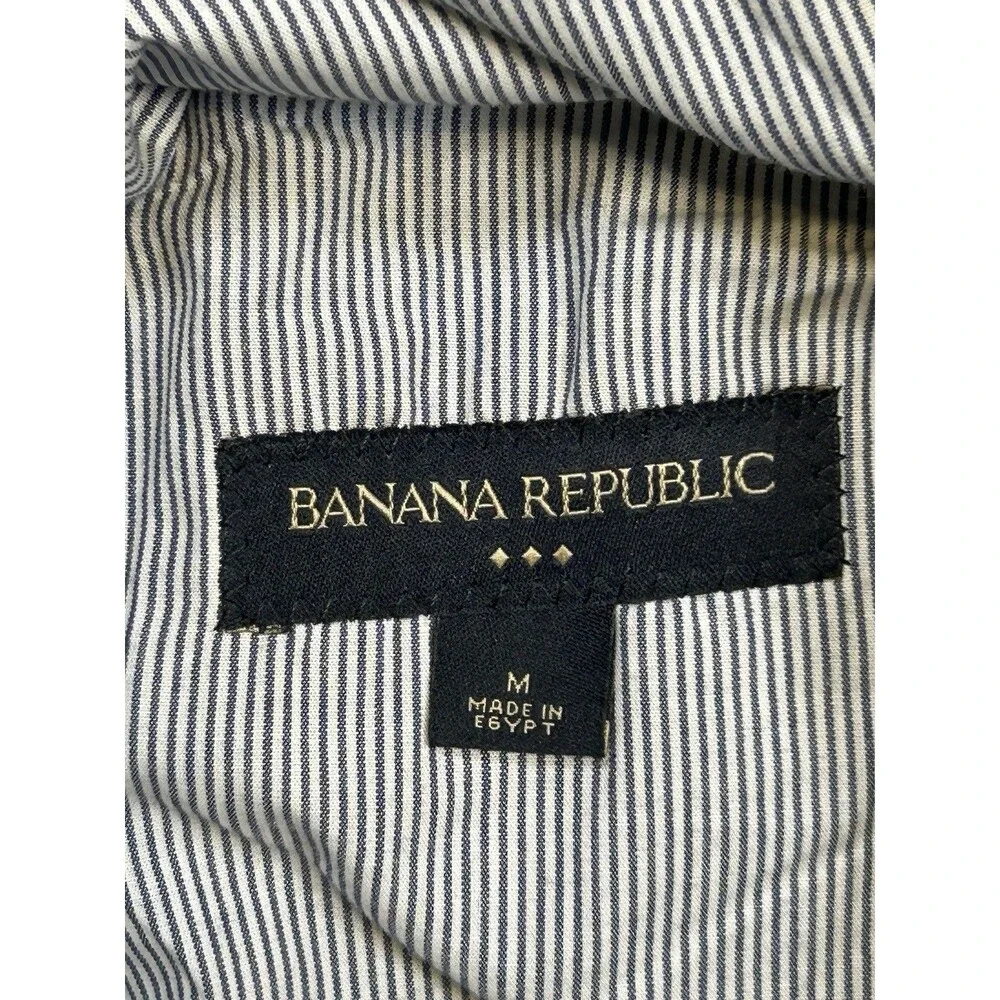 Banana Republic Vest Mens Brown Medium Wool Blend Lined 100% Cotton Corpcore